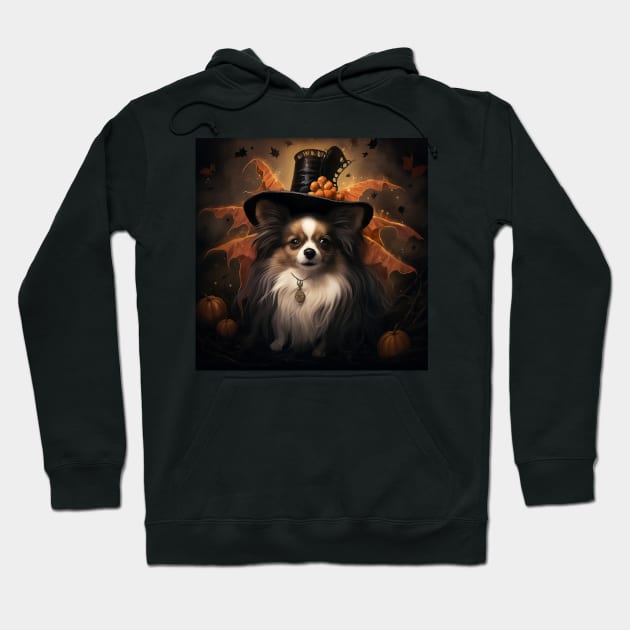 Halloween Papillon Hoodie by NatashaCuteShop